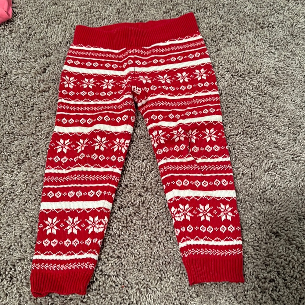 Snowflake leggings size 2T crazy 8